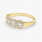 0.52CTW Round Halo Lab Grown Diamond Wedding Band  customdiamjewel   