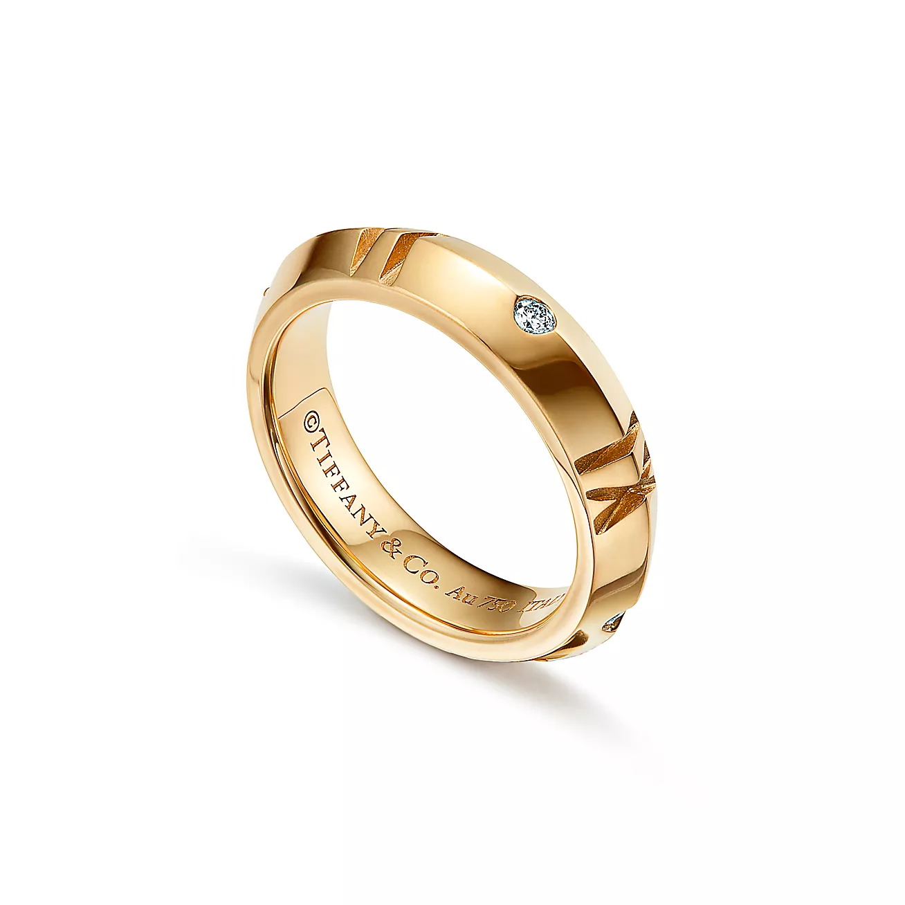 Round Bezel Solitaire Lab Grown Diamond Wedding Band  customdiamjewel   