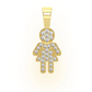 0.10CTW Round Diamond Mini Girl Pendant  customdiamjewel   