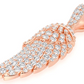 Angel Wing 0.85CTW Diamond Pendant  customdiamjewel   