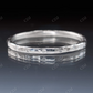 Portuguese Cut white Moissanite Engagement Ring and Antique Flush Setting Wedding Band, Bridal Ring Set  customdiamjewel   