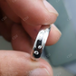 Art Deco Round Cut Moissanite Wedding Band Ring  customdiamjewel   