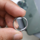 Art Deco Round Cut Moissanite Wedding Band Ring  customdiamjewel   