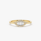 0.25CTW Marquise Shape Baguette Lab Grown Diamonds Wedding Band  customdiamjewel   