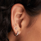 Antique Cluster 14K Solid Gold Stud Earrings  customdiamjewel   