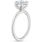 2.0CT Lab Grown Diamond Solitaire Engagement Ring  customdiamjewel Sterling Silver White Gold VVS-EF