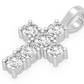 1.25CTW Round Diamond Cross Pendant  customdiamjewel   