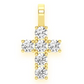 1.25CTW Round Diamond Cross Pendant  customdiamjewel   
