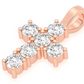 1.25CTW Round Diamond Cross Pendant  customdiamjewel   