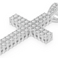 2.25CTW Two Row Diamond Cross Pendant  customdiamjewel   