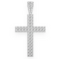2.25CTW Two Row Diamond Cross Pendant  customdiamjewel   