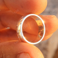 Antique Round Cut Moissanite Thick Wedding Band  customdiamjewel   