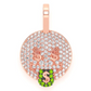 0.45CTW Diamond Money Face Pendant  customdiamjewel   