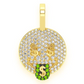 0.45CTW Diamond Money Face Pendant  customdiamjewel   