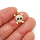 0.45CTW Iced Out Skull And Crossbones Pendant  customdiamjewel   