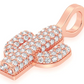 0.35CTW Cluster Diamond Cactus Pendant  customdiamjewel   