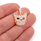 1.90CTW Round Diamond Cat Face Pendant  customdiamjewel   