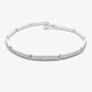 14k Solid Gold Pave Stackable Natural Diamond Bar Bracelet  customdiamjewel 10 KT Solid Gold White Gold VVS-EF