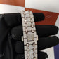 Two Tone Moissanite Diamond Set Iced Out Watch customdiamjewel