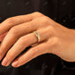 0.14CTW Round Cut Lab Grown Diamond Knot Ring