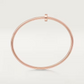 Fashion Simple Style Cartier Rose Gold Cuff Nail Bracelet  customdiamjewel   