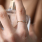 Simple Solitaire Bezel Set Diamond Wedding Band  customdiamjewel   