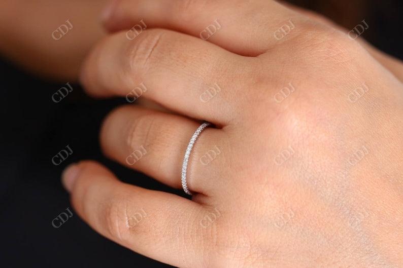 0.15CTW Stackable Lab Grow Diamond Wedding Band  customdiamjewel   