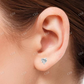 0.75CT Moissanite Heart Shape Stud Earring  customdiamjewel   