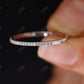 0.15CTW Natural Diamond White Gold Stackable Wedding Band  customdiamjewel   