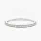0.15CTW Natural Diamond White Gold Stackable Wedding Band  customdiamjewel 10KT White Gold VVS-EF
