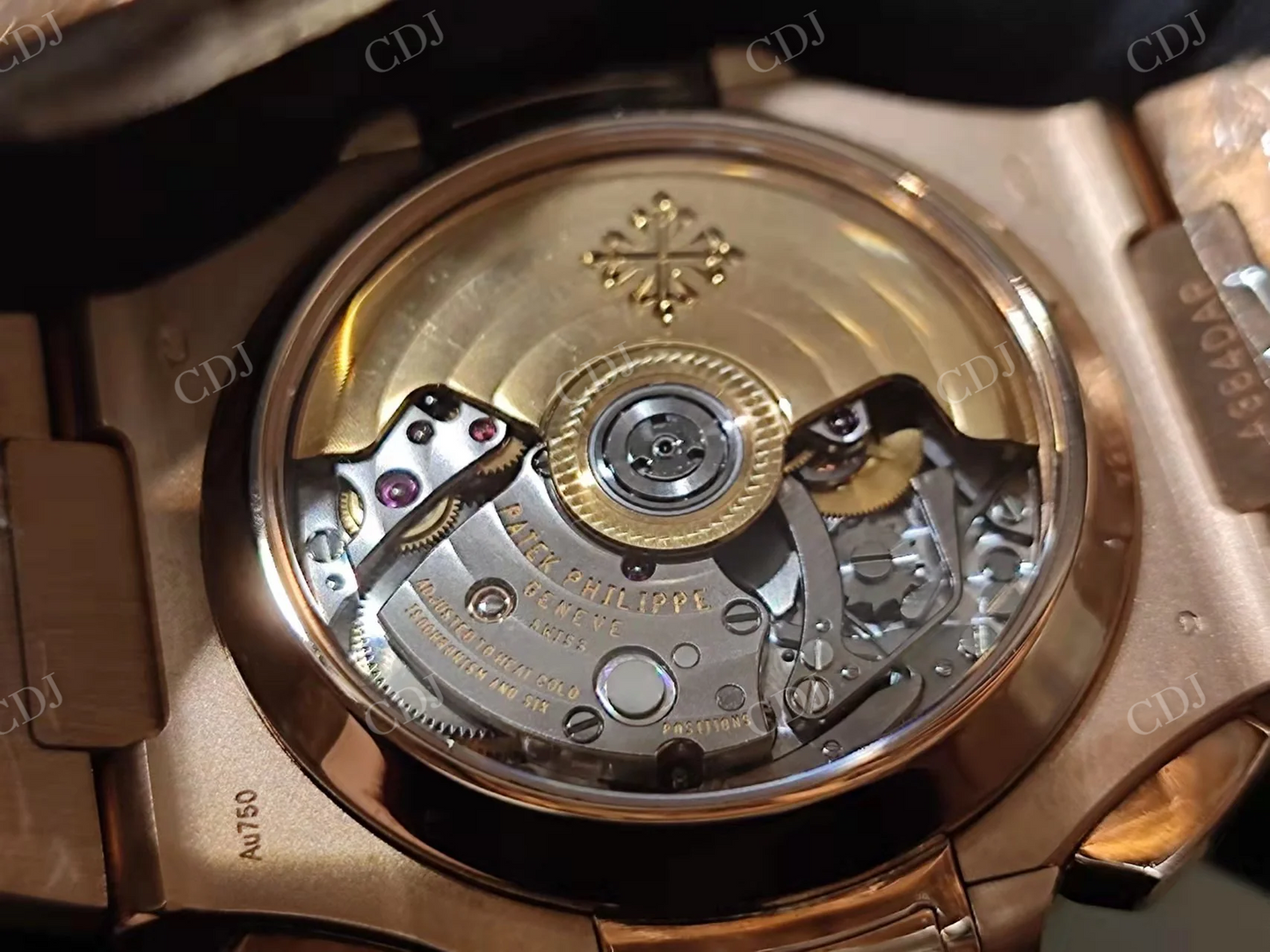 Rose Gold Patek Philippe Iced Out Custom Moissanite Watch customdiamjewel