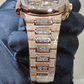 Rose Gold Patek Philippe Iced Out Custom Moissanite Watch customdiamjewel