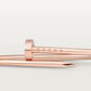 Fashion Simple Style Cartier Rose Gold Cuff Nail Bracelet  customdiamjewel   