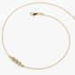 Trio Natural Diamond Bracelet 14k Solid Gold Bezel Setting  customdiamjewel   