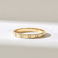 0.05CTW Antique 5 Stone Natural Wedding Band