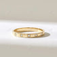 0.05CTW Round Five Stone Lab Grown Diamond Minimalist Wedding Band  customdiamjewel   