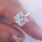 Antique Cushion Cut Moissanite Bridal Ring Set  customdiamjewel   