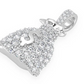 1.50CTW Diamond Money Bag White Gold Pendant customdiamjewel