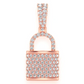 0.50CTW Hip Hop Lock Pendant  customdiamjewel   