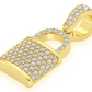 0.50CTW Hip Hop Lock Pendant  customdiamjewel   