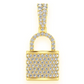 0.50CTW Hip Hop Lock Pendant  customdiamjewel   
