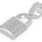 0.50CTW Hip Hop Lock Pendant  customdiamjewel   