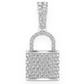 0.50CTW Hip Hop Lock Pendant  customdiamjewel   
