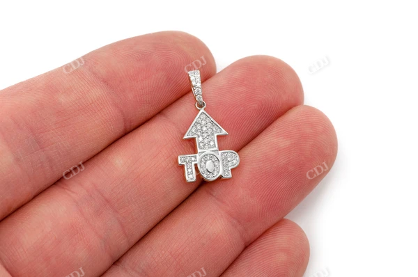 0.25CTW Top Emoji Hip Hop Pendant  customdiamjewel   