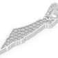 0.40CTW Gold Israel Palestine Country Diamond Pendant customdiamjewel