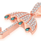 0.75CTW Multi Diamond Umbrella Pendant  customdiamjewel   