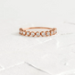 0.39CTW Round Lab Grown Diamond Half Eternity Wedding Band  customdiamjewel 10KT Rose Gold VVS-EF