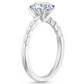 2CT Round Cut Lab Grown Diamond Art Deco Engagement Ring  customdiamjewel Sterling Silver White Gold VVS-EF