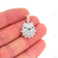 White Gold Pitbull Diamond Pendant customdiamjewel