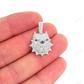 White Gold Pitbull Diamond Pendant customdiamjewel